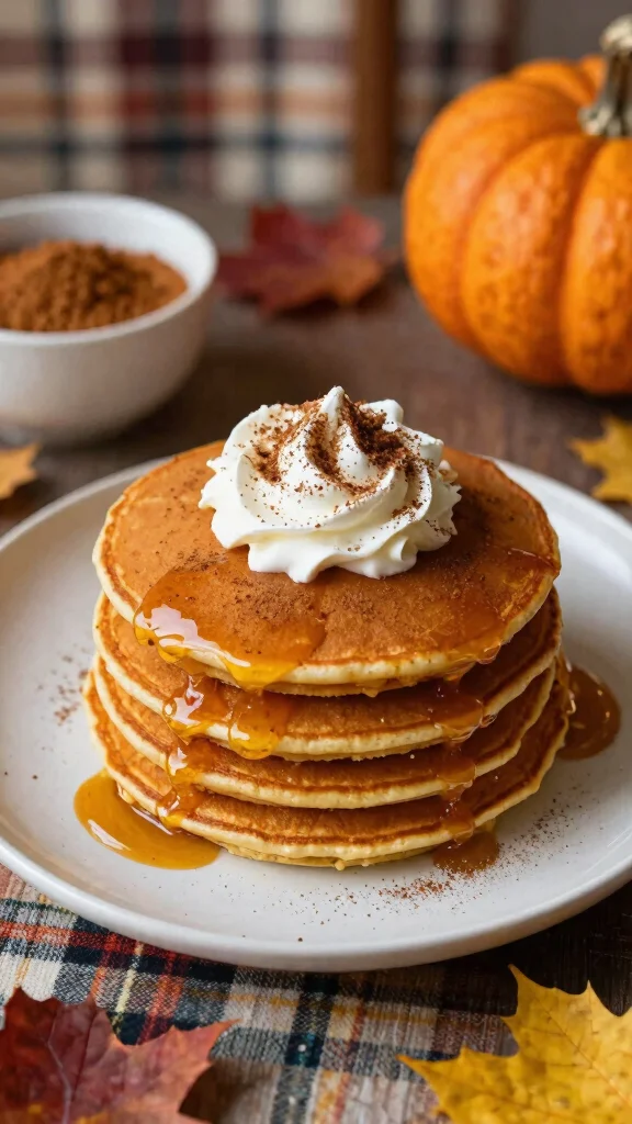 12 Pancake Mix Ideas to Transform Your Boxed Mix - 3. Pumpkin Spice Pancakes 1