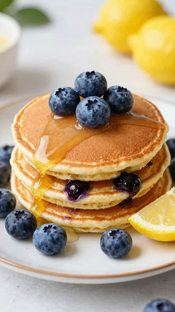 12 Pancake Mix Ideas to Transform Your Boxed Mix - 4. Blueberry Lemon Pancakes 1