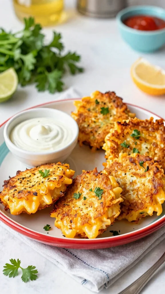 13 Mac and Cheese Lunch Ideas: Quick, Easy and Satisfying - 12. Mac and Cheese Fritters 1