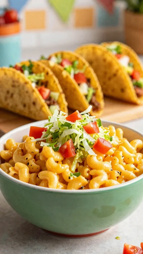 13 Mac and Cheese Lunch Ideas: Quick, Easy and Satisfying - 3. Taco Mac and Cheese 1