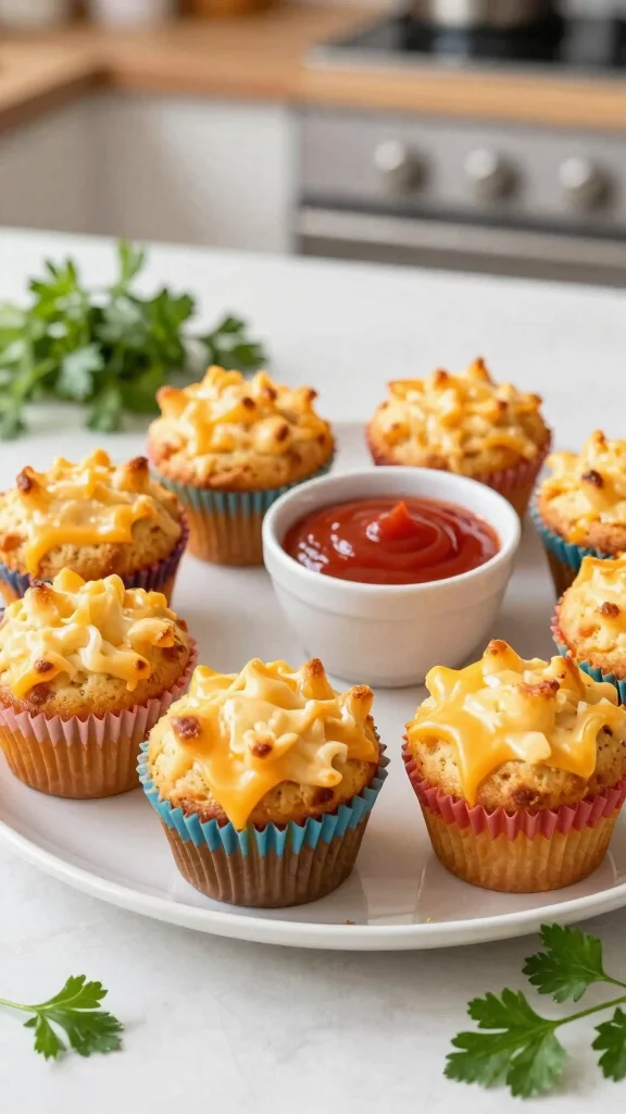 13 Mac and Cheese Recipes for Kids They Will Actually Eat - 5. Mac and Cheese Muffins 1