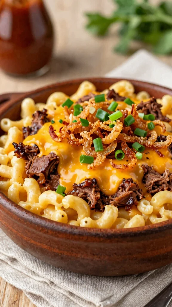 13 Mac and Cheese Variations You Need to Try This Year - 3. BBQ Pulled Pork Mac and Cheese 1
