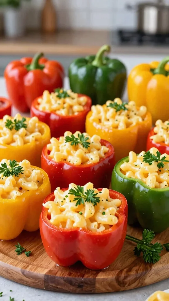 13 Mac and Cheese Variations You Need to Try This Year - 5. Mac and Cheese Stuffed Peppers 1