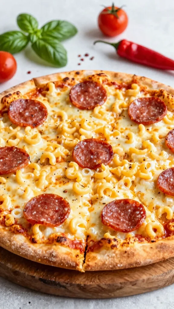 13 Mac and Cheese Variations You Need to Try This Year - 7. Mac and Cheese Pizza 1