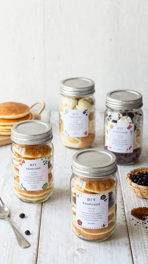 13 Pancake Bar Ideas Perfect for Brunch Parties - 10. DIY Pancake Kits for Guests 1