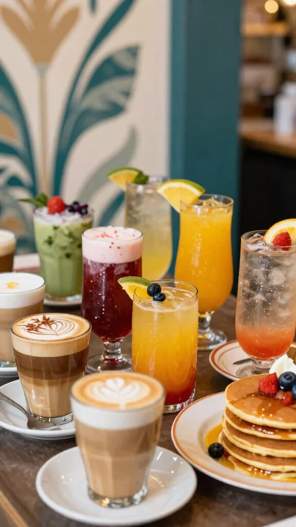 13 Pancake Bar Ideas Perfect for Brunch Parties - 13. Signature Pancake Bar Drinks 1