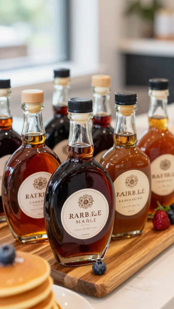 13 Pancake Bar Ideas Perfect for Brunch Parties - 5. Gourmet Syrups and Sauces 1