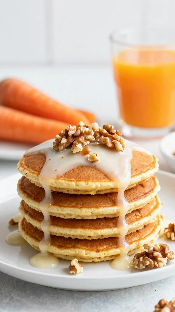 13 Pancake Flavor Ideas to Shake Up Your Morning Routine - 10. Carrot Cake Pancakes 1
