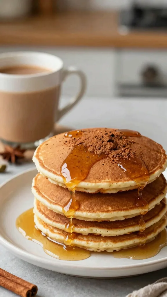 13 Pancake Flavor Ideas to Shake Up Your Morning Routine - 13. Chai Spiced Pancakes 1