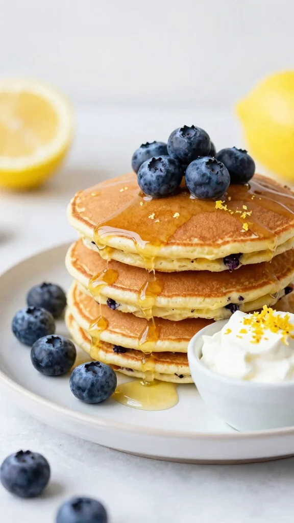 13 Pancake Flavor Ideas to Shake Up Your Morning Routine - 2. Blueberry Lemon Zest Pancakes 1