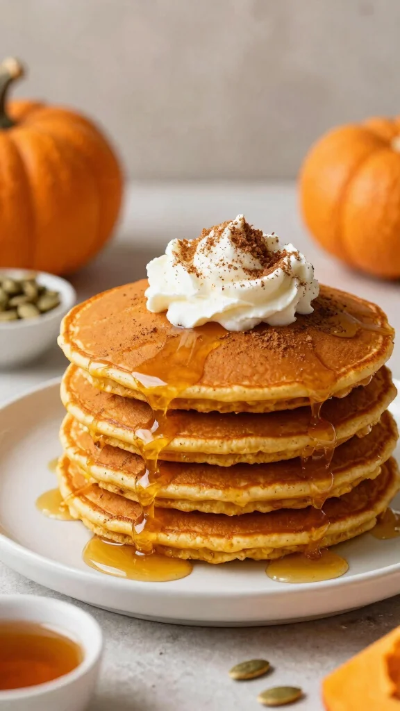 13 Pancake Flavor Ideas to Shake Up Your Morning Routine - 7. Pumpkin Spice Pancakes 1