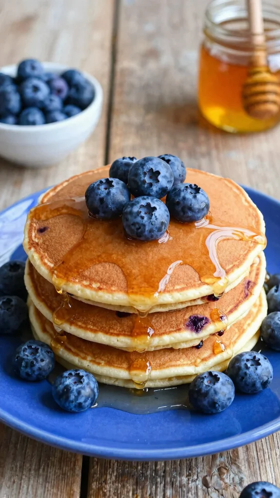 13 Pancake Variations to Keep Breakfast Exciting - 1. Blueberry Almond Flour Pancakes 1