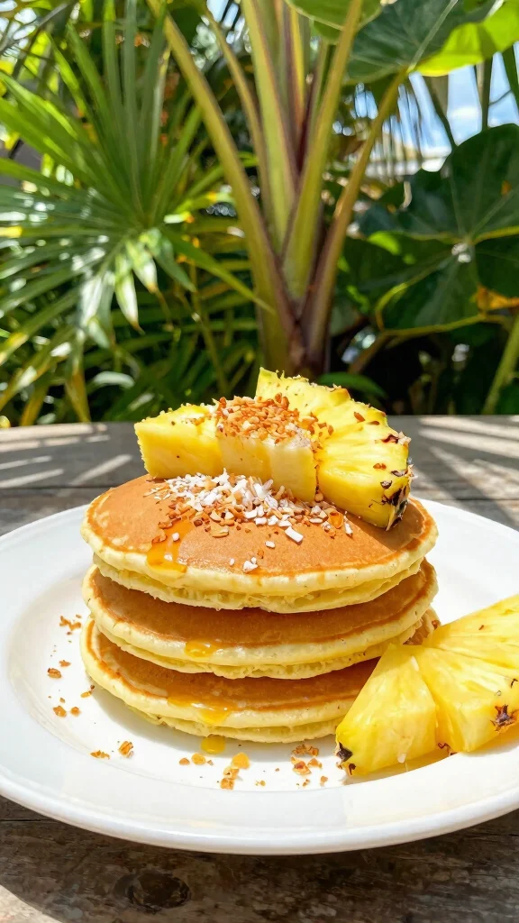 13 Pancake Variations to Keep Breakfast Exciting - 5. Coconut Flour Pineapple Pancakes 1