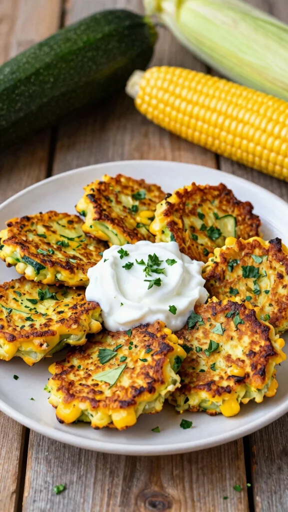 13 Pancake Variations to Keep Breakfast Exciting - 8. Zucchini and Corn Fritters 1
