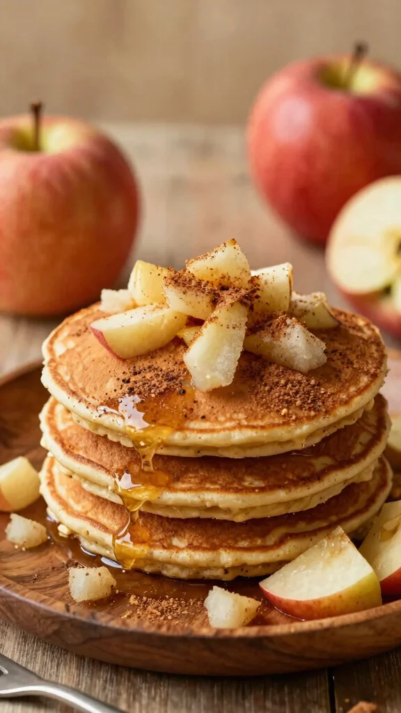 13 Pancake Variations to Keep Breakfast Exciting - 9. Apple Cinnamon Pancakes 1