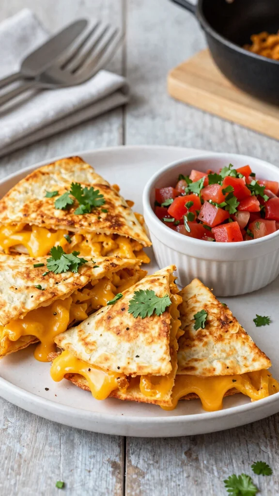 14 Mac and Cheese Leftover Recipes to Reinvent Yesterday's Dinner - 10. Mac and Cheese Quesadillas 1