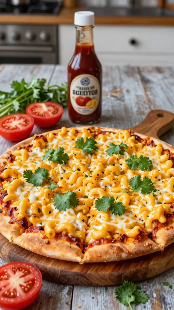 14 Mac and Cheese Leftover Recipes to Reinvent Yesterday's Dinner - 4. BBQ Mac and Cheese Pizza 1