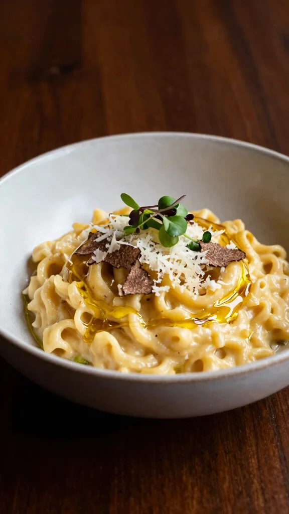 14 Mac and Cheese Toppings That Take Your Bowl to the Next Level - 2. Truffle Oil Drizzle 1