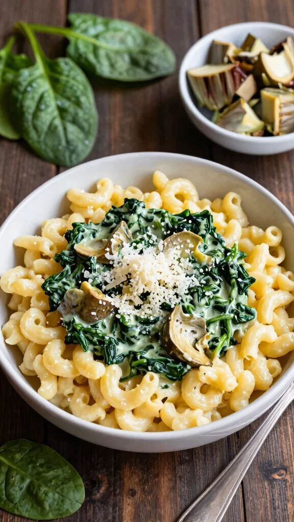 14 Mac and Cheese Toppings That Take Your Bowl to the Next Level - 4. Creamy Spinach and Artichoke 1
