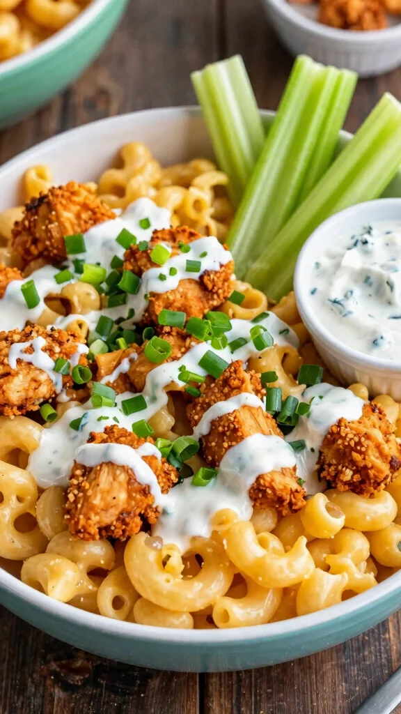 14 Mac and Cheese Upgrades That Turn Basic into Gourmet - 3. Buffalo Chicken Mac 1