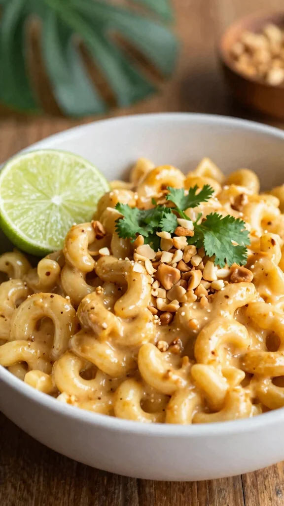 14 Mac and Cheese Upgrades That Turn Basic into Gourmet - 7. Thai Peanut Mac 1