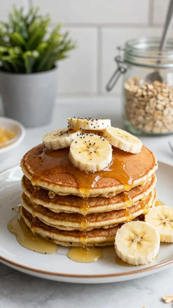 14 Pancake Breakfast Ideas for a Complete Morning Spread - 2. Banana Oatmeal Pancakes 1