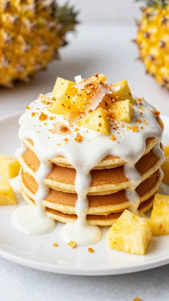 14 Pancake Filling Ideas Sweet, Savory and Surprising - 10. Coconut Cream and Pineapple 1