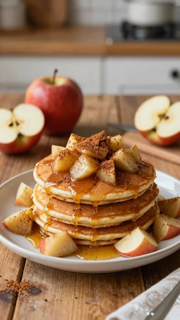 14 Pancake Filling Ideas Sweet, Savory and Surprising - 3. Apple Cinnamon Delight 1