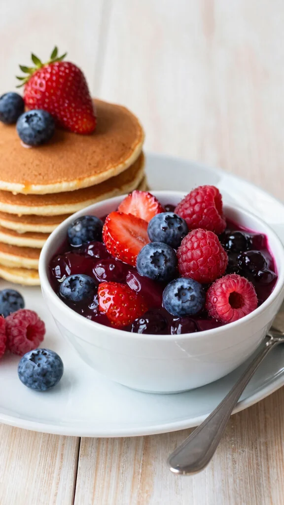 14 Pancake Toppings That Make Breakfast Unforgettable - 3. Mixed Berry Compote 1