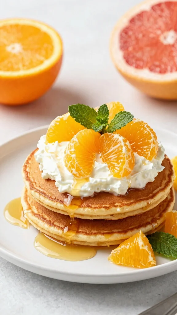 14 Pancake Toppings That Make Breakfast Unforgettable - 9. Citrus and Ricotta 1