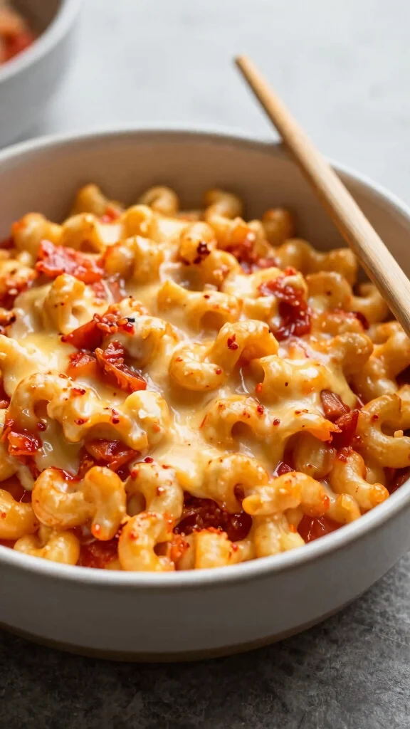 15 Mac and Cheese Dinner Ideas for a Complete Meal - 14. Kimchi Mac and Cheese 1