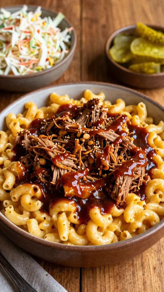 15 Mac and Cheese Dinner Ideas for a Complete Meal - 5. Southern BBQ Mac and Cheese 1