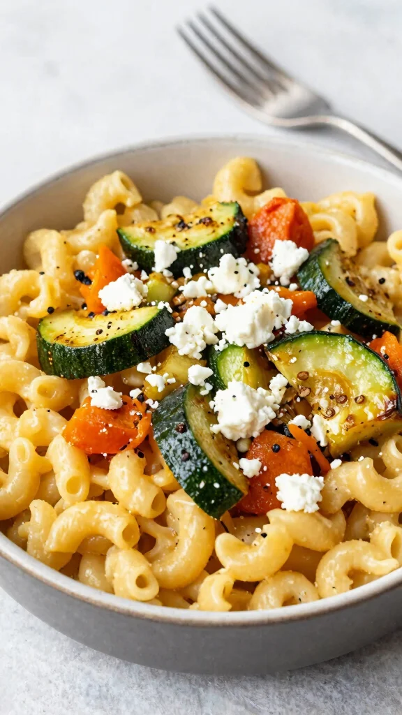 15 Mac and Cheese Topping Ideas from Classic to Creative - 12. Sautéed Zucchini and Goat Cheese 1