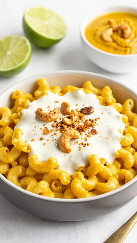 15 Mac and Cheese Topping Ideas from Classic to Creative - 14. Coconut Curry and Cashews 1