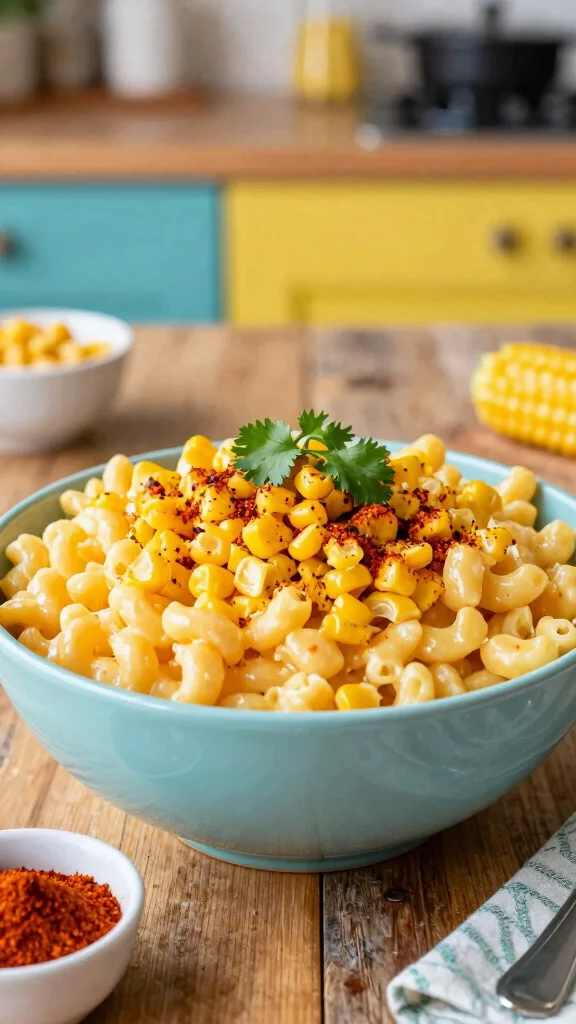 15 Mac and Cheese Topping Ideas from Classic to Creative - 4. Sweet Corn and Chili 1