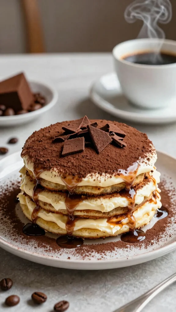 15 Pancake Flavors You Need to Try This Weekend - 10. Tiramisu Pancakes 1