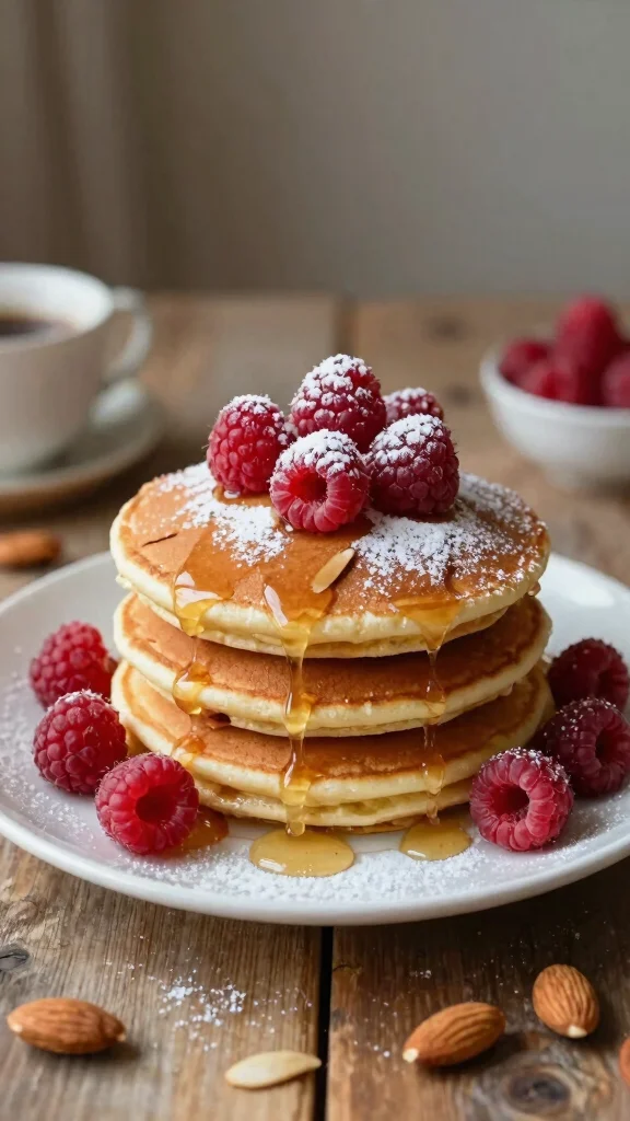 15 Pancake Flavors You Need to Try This Weekend - 13. Raspberry Almond Pancakes 1