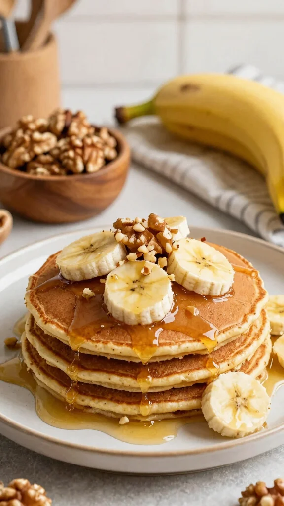 15 Pancake Flavors You Need to Try This Weekend - 3. Nutty Banana Pancakes 1