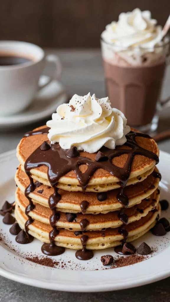 15 Pancake Flavors You Need to Try This Weekend - 4. Chocolate Chip Pancakes 1