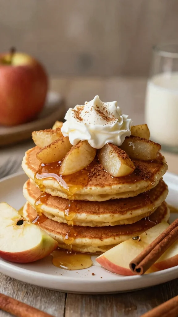 15 Pancake Flavors You Need to Try This Weekend - 5. Spiced Apple Pancakes 1