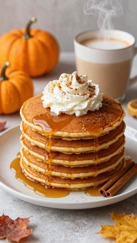 15 Pancake Flavors You Need to Try This Weekend - 8. Pumpkin Spice Pancakes 1